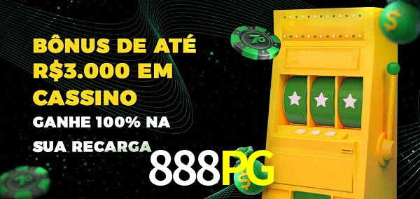 888PG melhor bônus de depósito